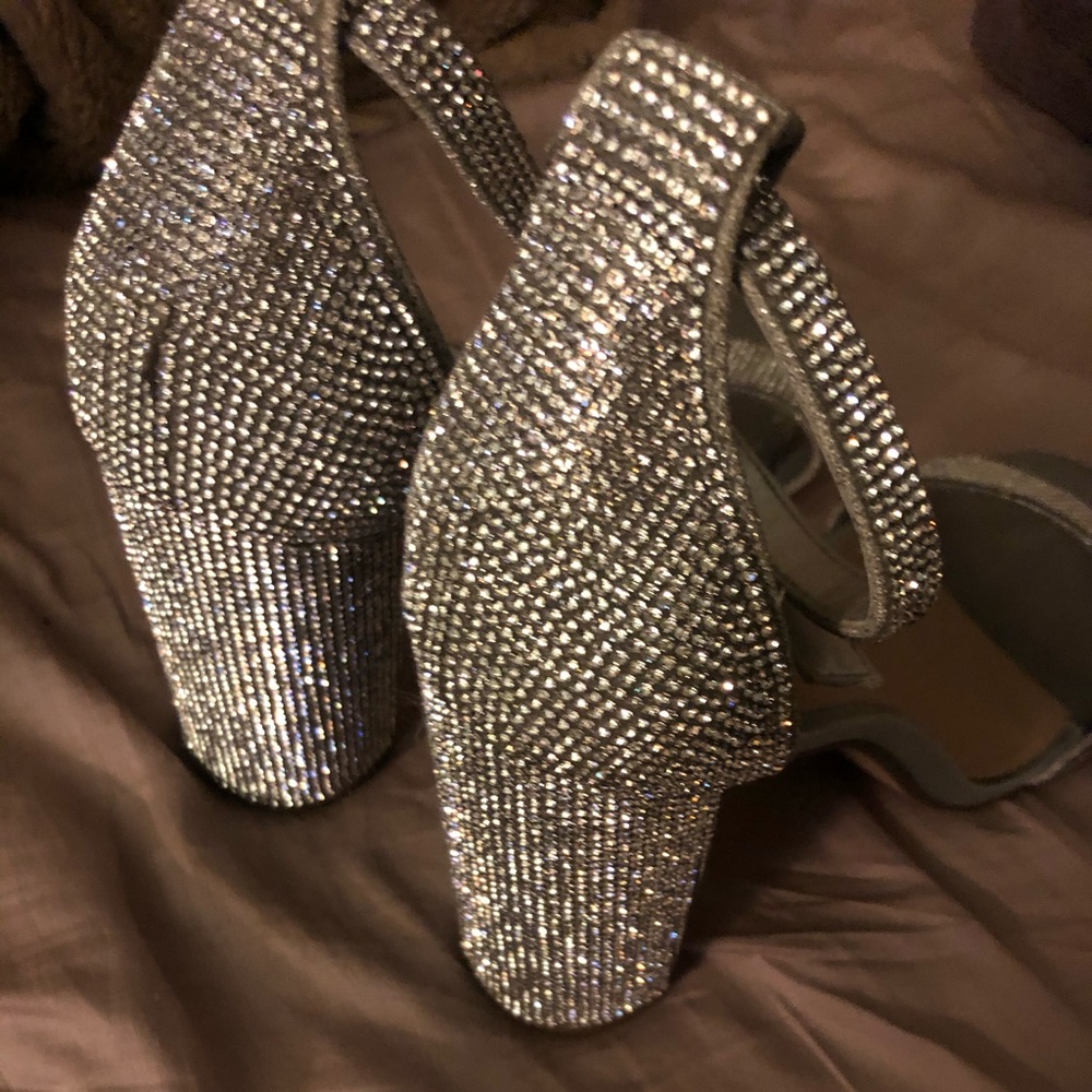 Steve Madden Sandals w/ rhinestone embellishment